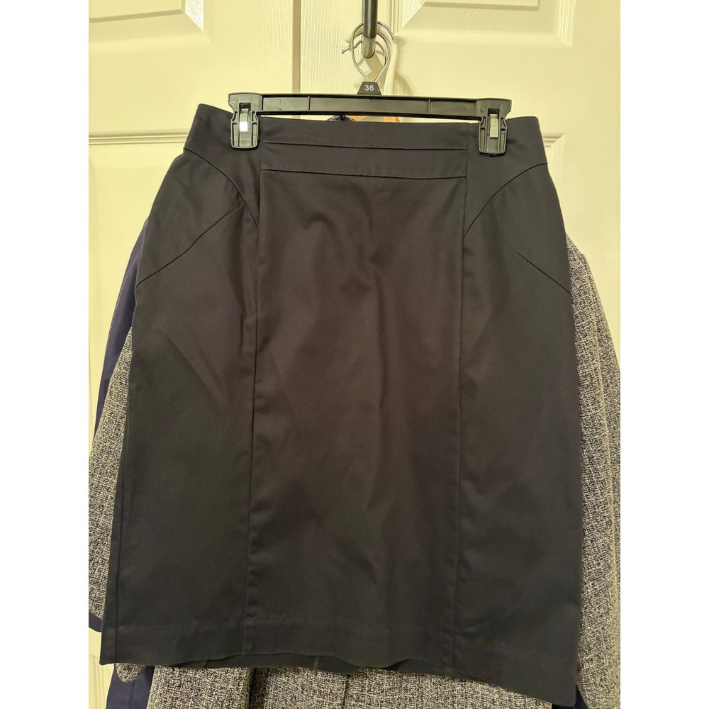 Worthington Black Pencil Skirt Womens Size 6 Knee Length Career Office Wear